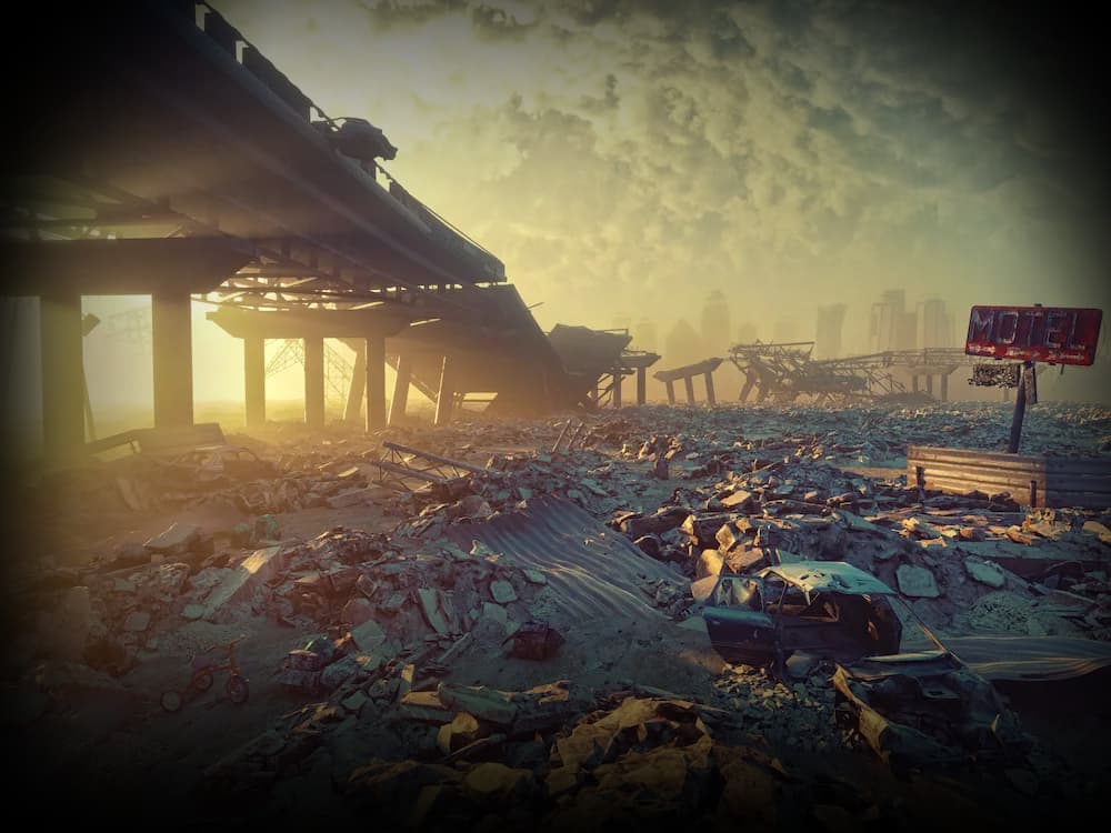 apocalypse landscape background